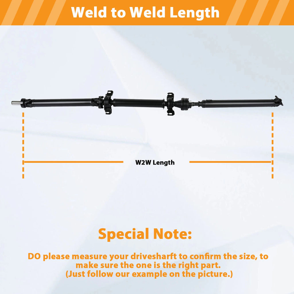 Rear Prop Driveshaft for Toyota Highlander (2001–2007) AWD