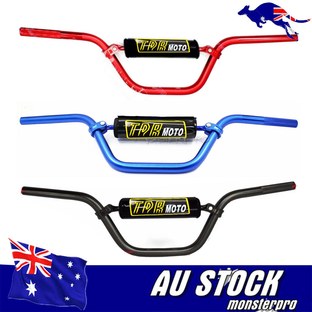 7/8'' Handle Bar for Atomik Thumpstar TDR Pitpro ATV Motorcycles (Black Blue)