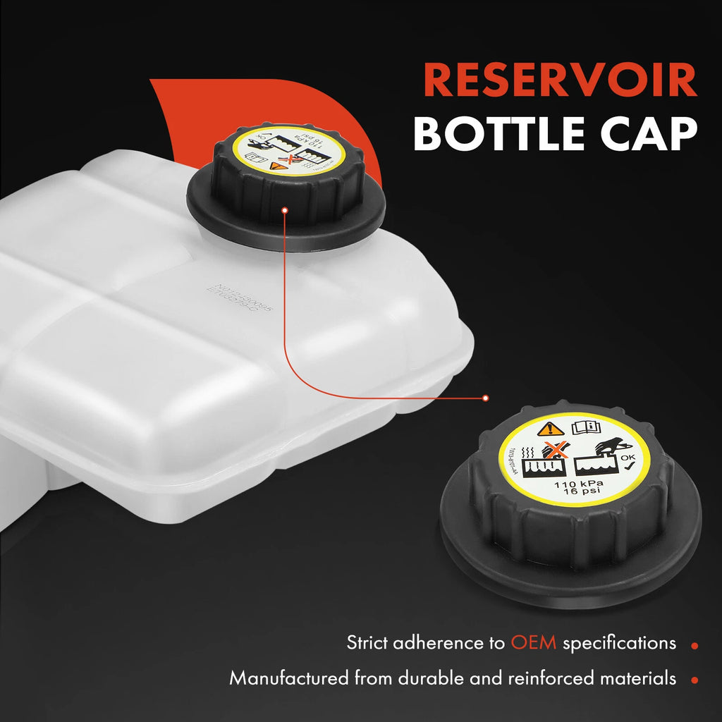 Front Engine Coolant Reservoir with Cap for Ford Transit Connect (2010-2013)