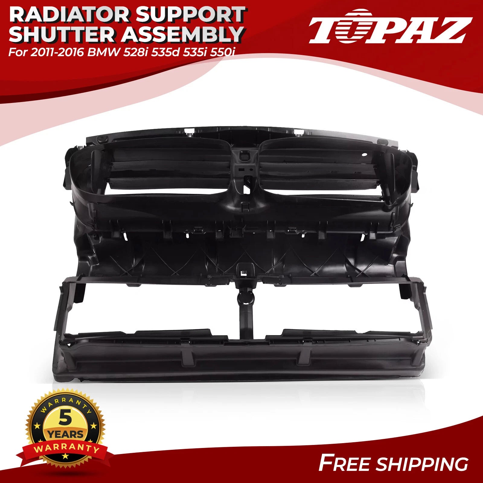 Radiator Support Shutter Assembly for BMW 528i 535d 535i 550i (2011–2016)