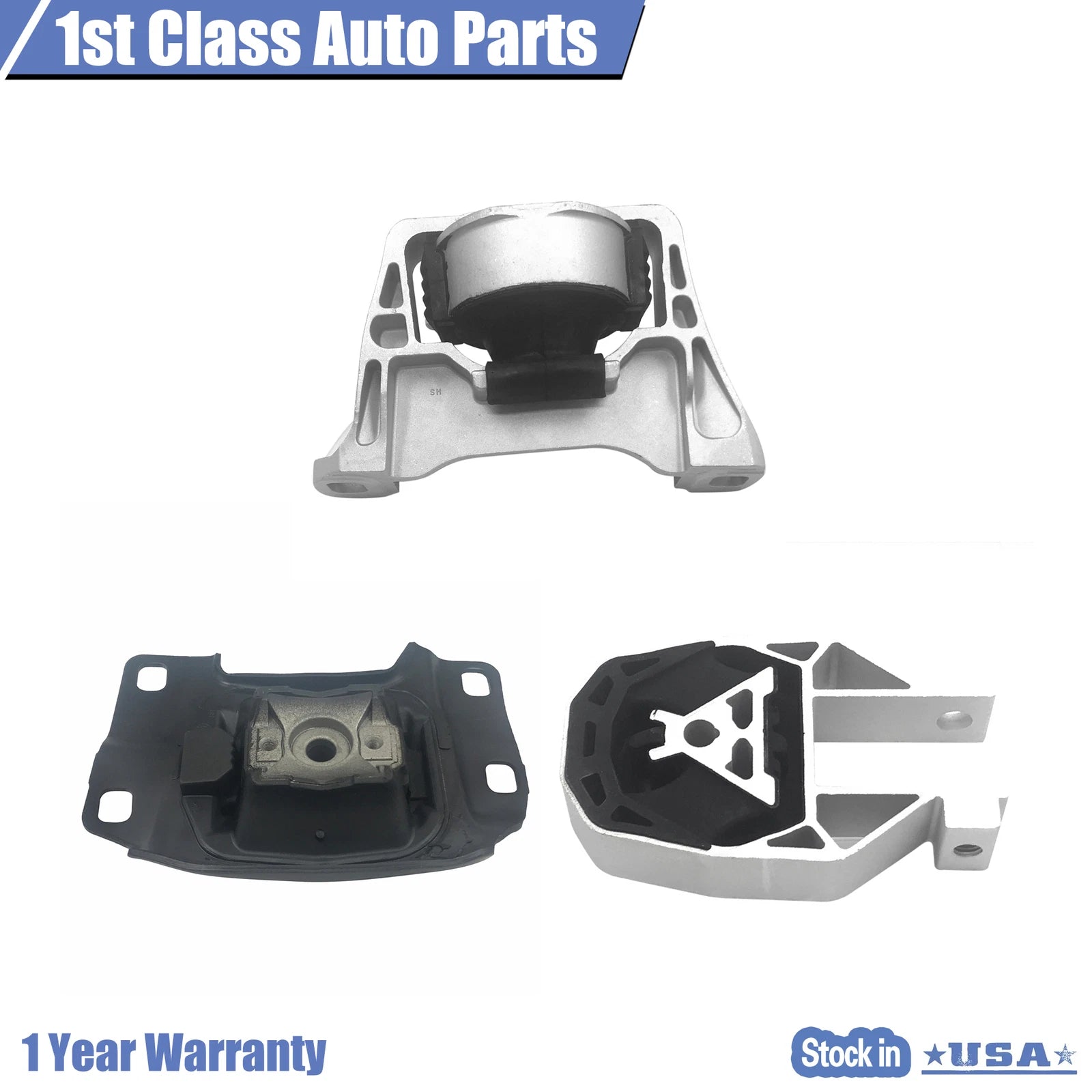 Engine Motor & Trans Mount Set for Ford Escape (2013–2016) 3214 3304 3238