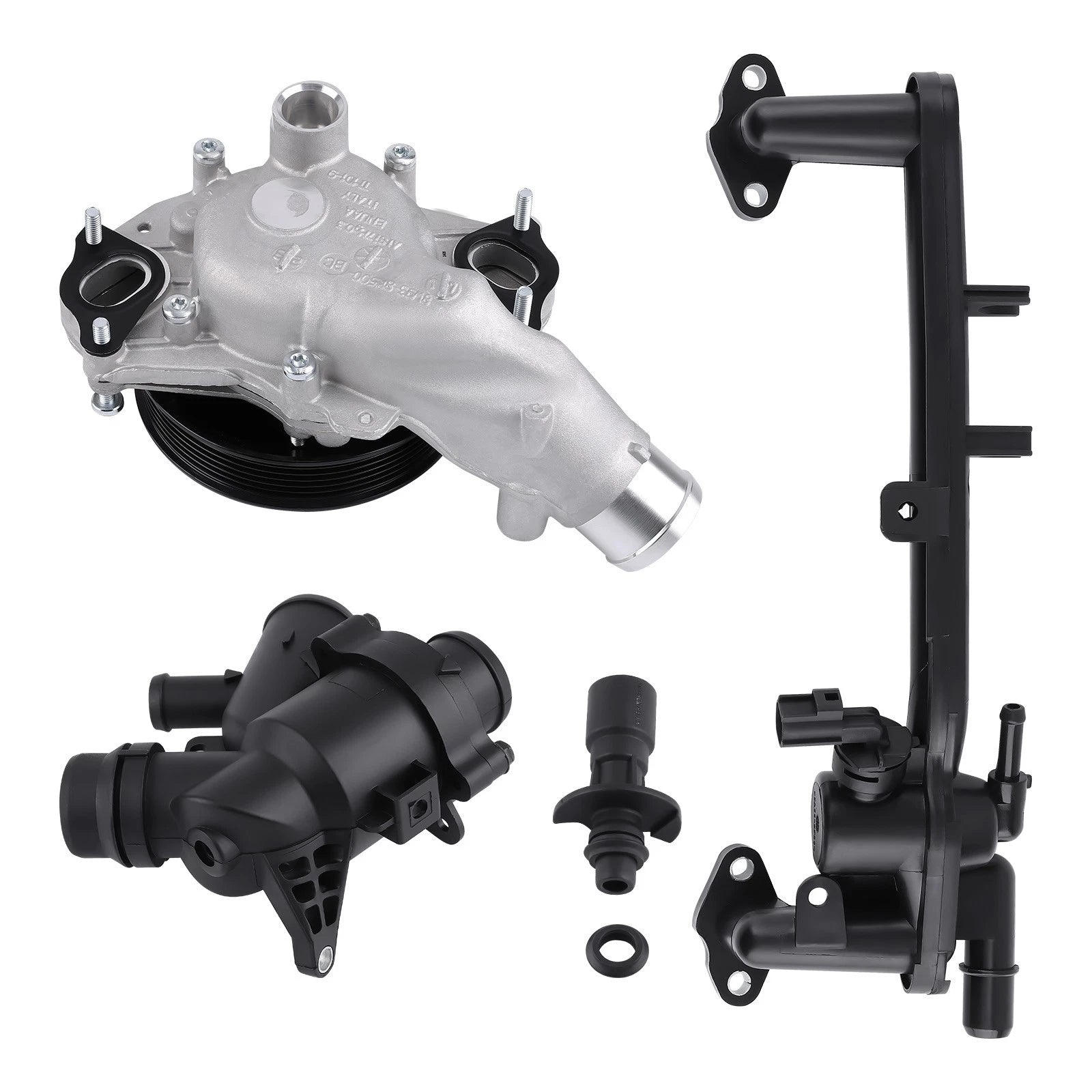 Water Pump Coolant Pipe Kit for Land Rover Range Rover LR4 (2010–2012) LR035124 R097165
