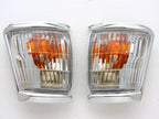 Chrome Indicator Corner Lights for 1997-2001 Toyota Hilux LN145 (2 x)