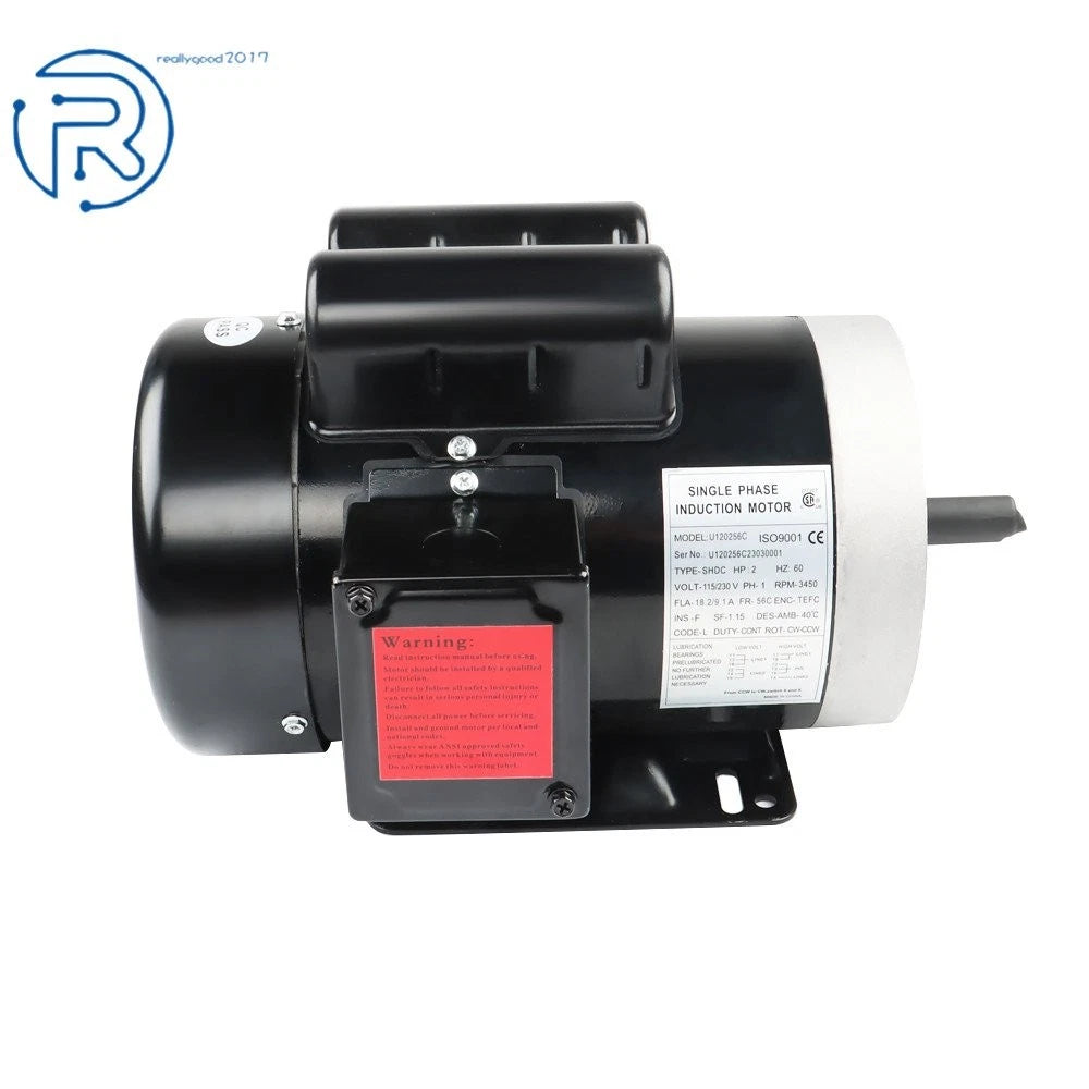 2 HP Electric Motor for Various Applications (115V/230V)