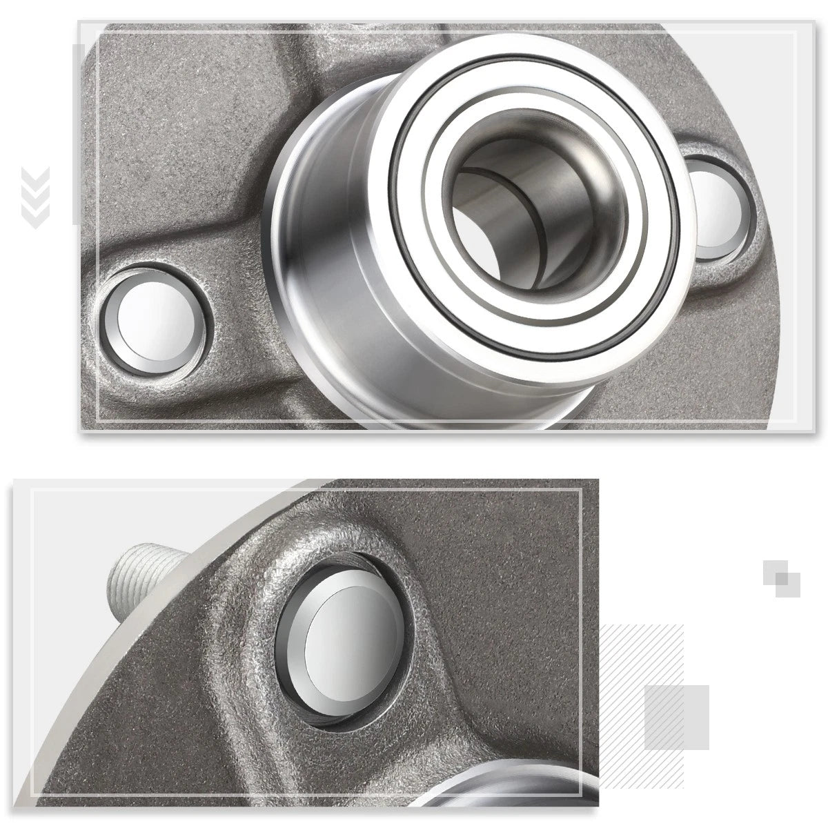 Set of 2 Wheel Hub Bearing Assembly for Nissan Sentra (2000–2006)