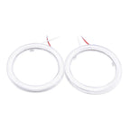 70MM LED Fog Headlights with COB Angel Eyes for Universal Fit (2010–2023)