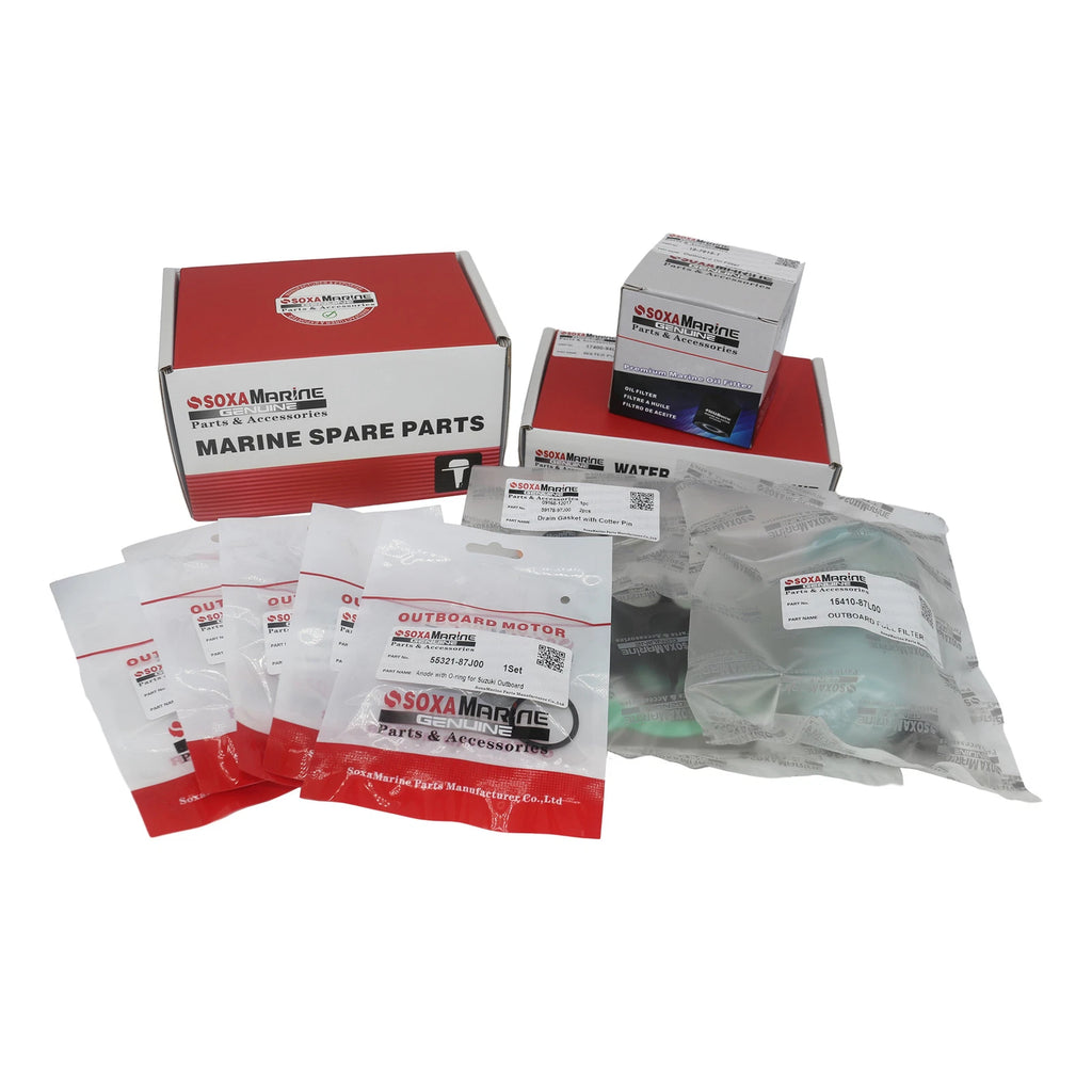 Maintenance Kit for Suzuki DF 25 30 HP Outboard (100 Hours) 17400-94823 17400-94824