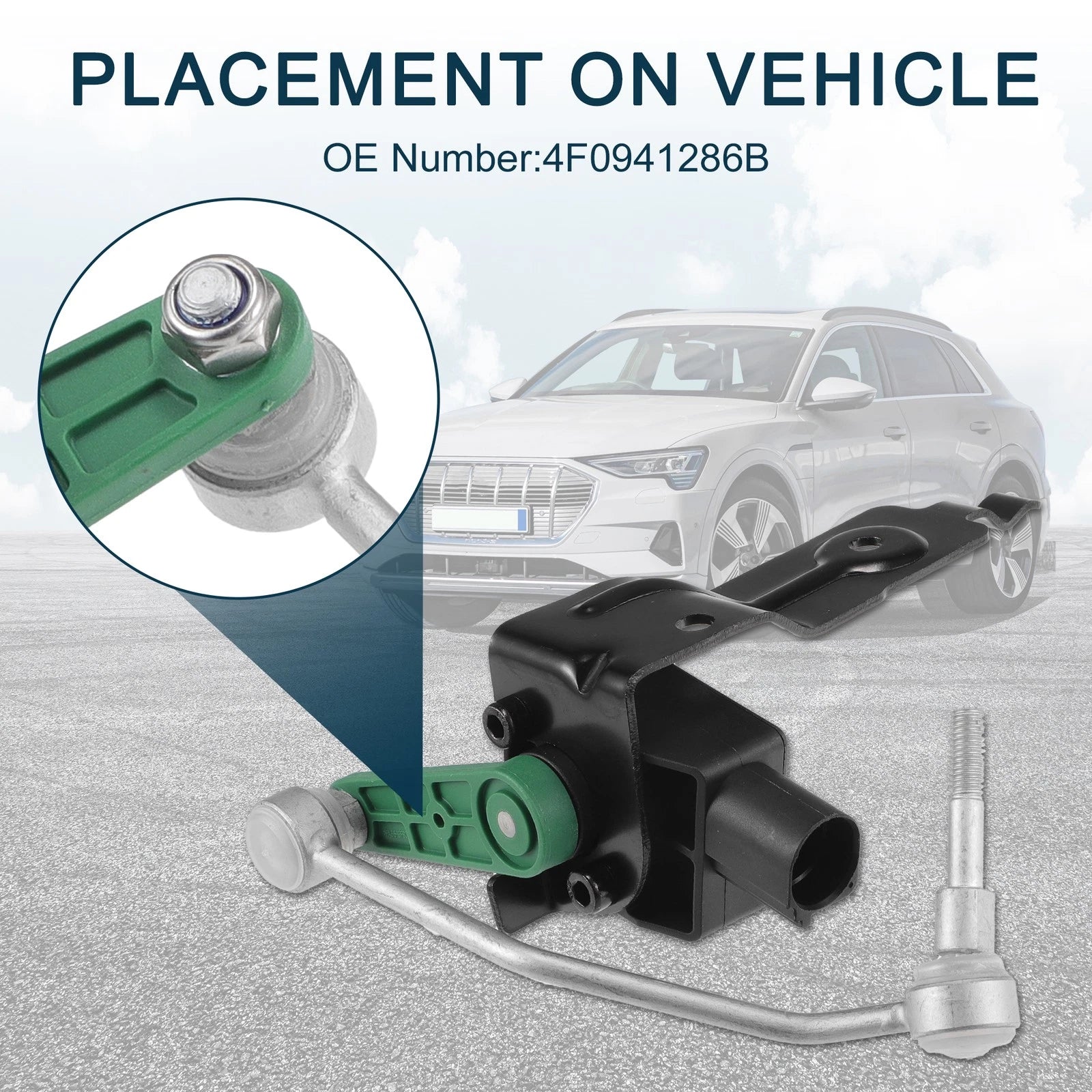 Suspension Ride Height Level Sensor for Audi A6 (2005–2011) No. 4F0941286B