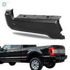Rear Left Bumper Face Bar for Ford F250 F350 (2017–2022) with Sensor Holes Black