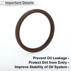 1Pc Rear Crankshaft Oil Seal for Mitsubishi L200 (2006–2016) No.MN128731