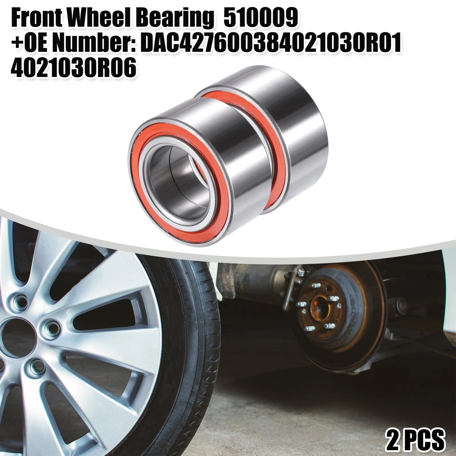 2X Front Left Right Wheel Bearing 510009 for Infiniti G20 (1999–2002)