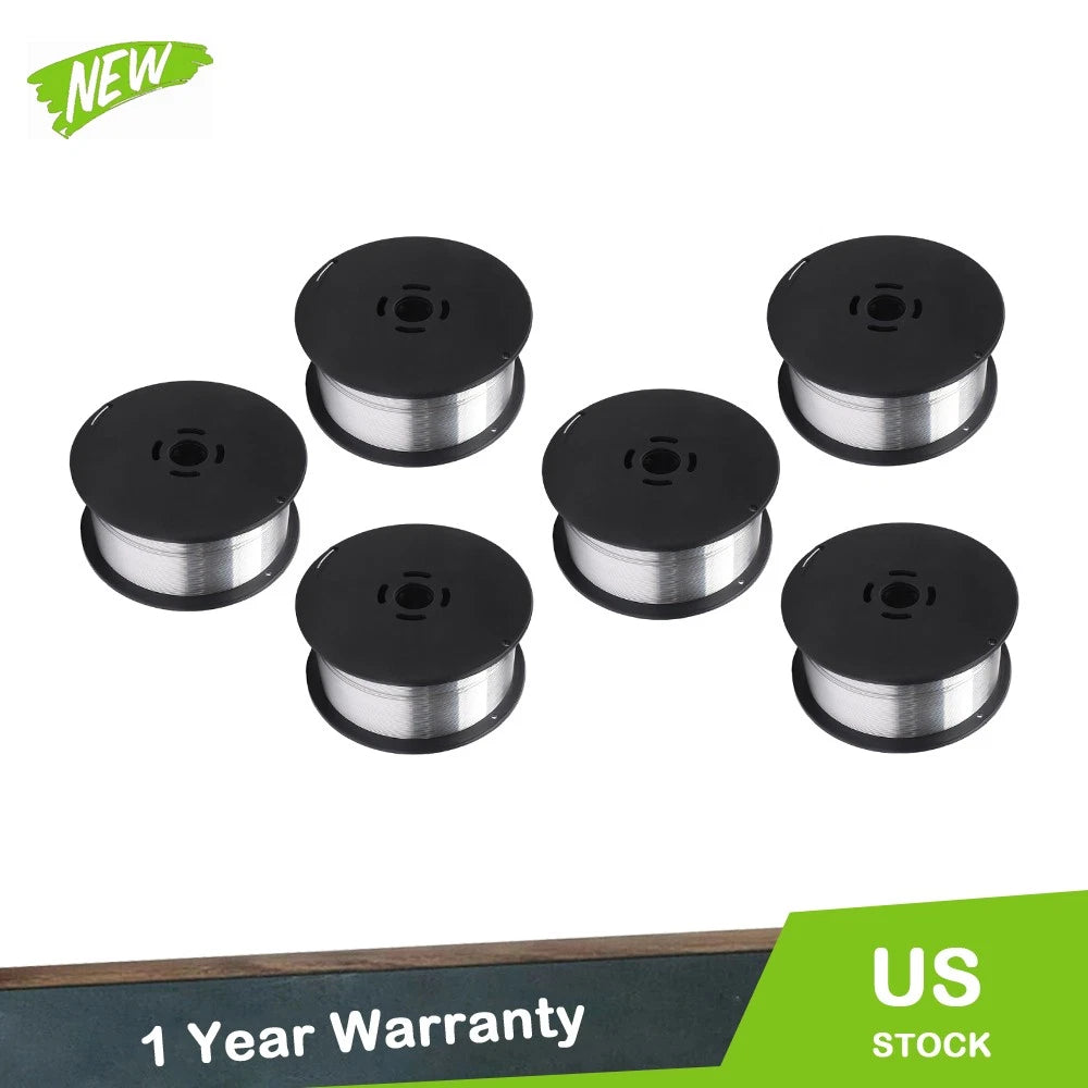 Set of 6 Aluminum MIG Welding Wire 0.035" for Welding Machines (0.9mm)