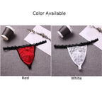 Loose Fit Men's Lace Thong Underwear in Various Colors