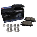 Set of 4 Akebono ProACT Rear Ceramic Disc Brake Pads for RX330 RX350 RX400h (2004–2009)