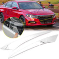Chrome Front Headlight Eyelid Cover Trims for Honda Accord (2018–2022)