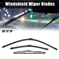 Set of 3 Wiper Blades for Ford Focus MK2 (2004–2011)