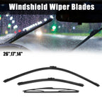 Set of 3 Wiper Blades for Ford Focus MK2 (2004–2011)