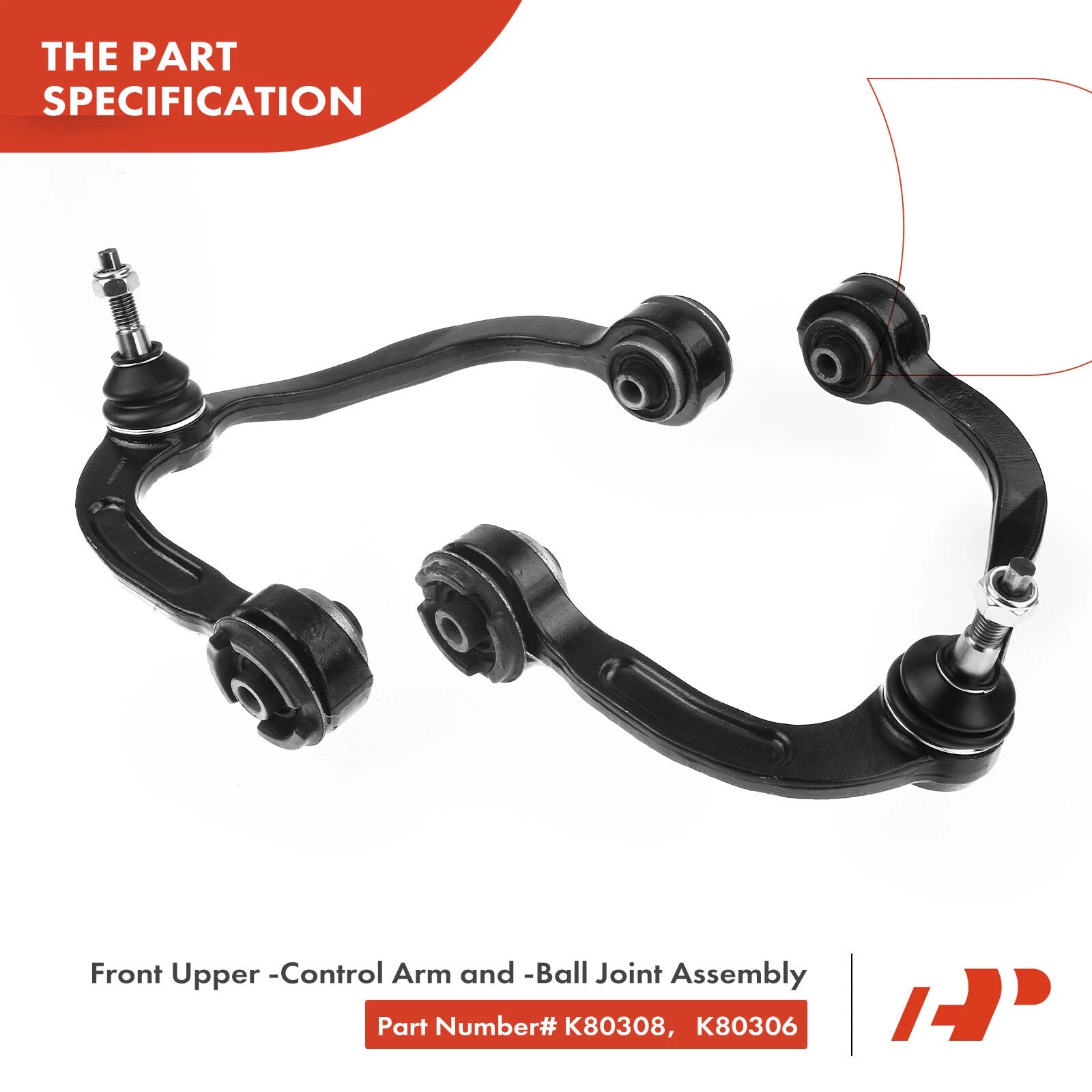 Set of 12 Front Control Arm Sway Bar Link Tie Rod Ends for Ford F-150 (2005–2006)