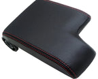 Center Console Armrest Cover for BMW E46 (1999–2004) Red Stitch