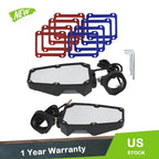 Set of 2 Roll Cage Rear View Side Mirrors with LED for Polaris RZR (YYYY–YYYY)