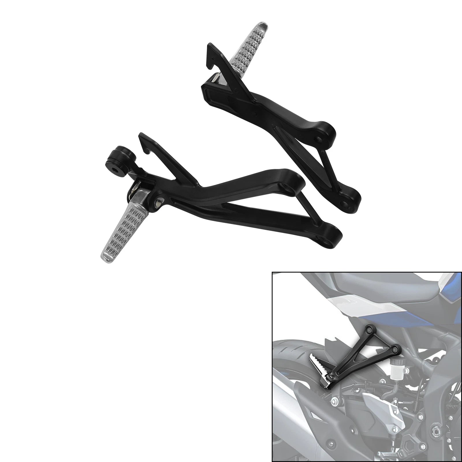Passenger Footrest Footpegs Bracket for Kawasaki Ninja ZX-4RR ZX4R (2023–2024)