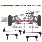Set of 4 Stabilizer Sway Bar Link Kit for Ford Edge (No.K750798/K750744)