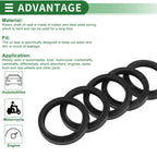 Set of 5 Oil Seal Rotary Shaft Seal NBR Rubber 22x28x3.6mm