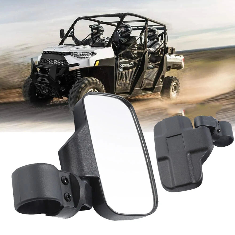 Set of 2 Rear View Side Mirrors for Polaris RZR Yamaha ATV UTV (2010–2023)