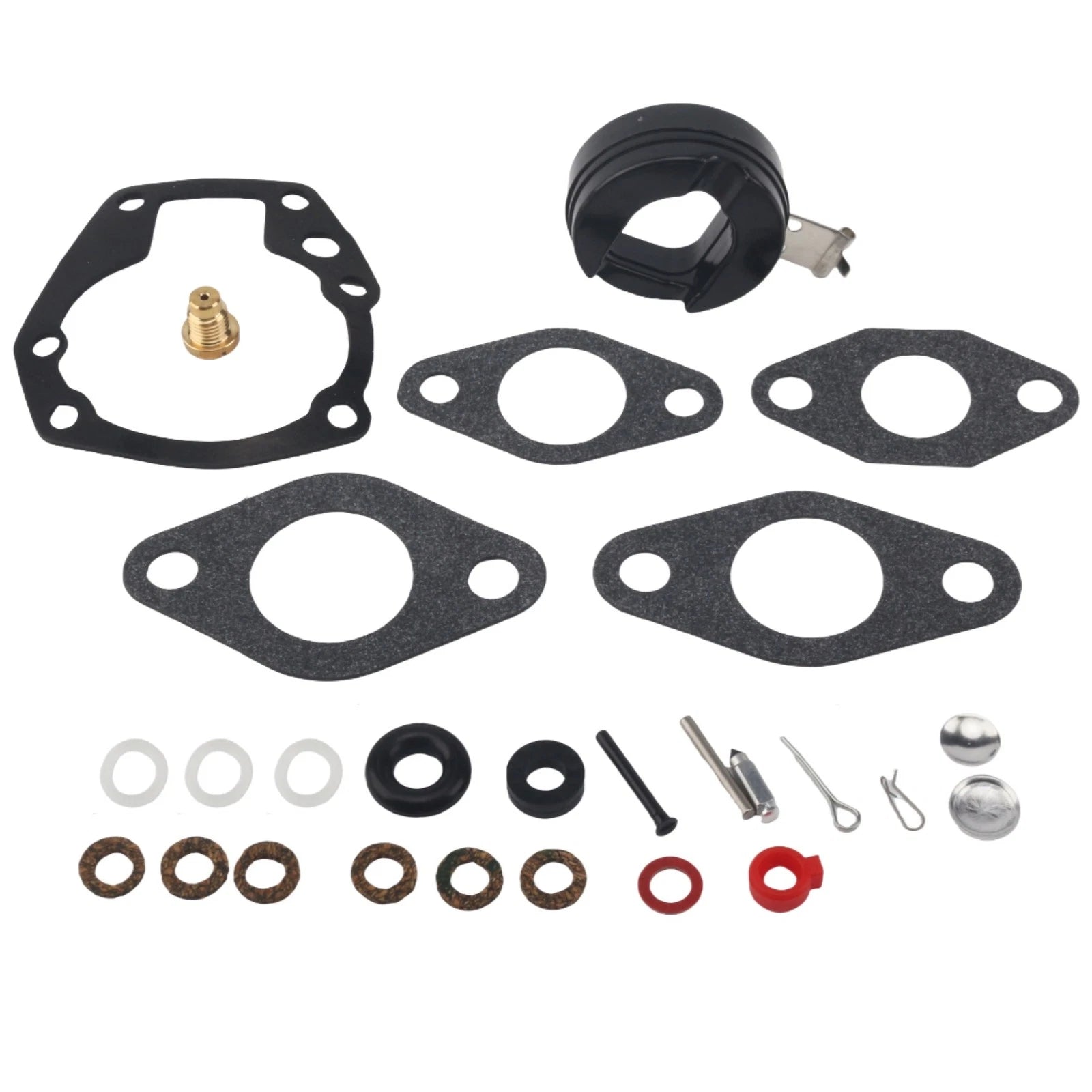 Carburetor Kit with Float for Johnson Evinrude 5-18 HP Engine