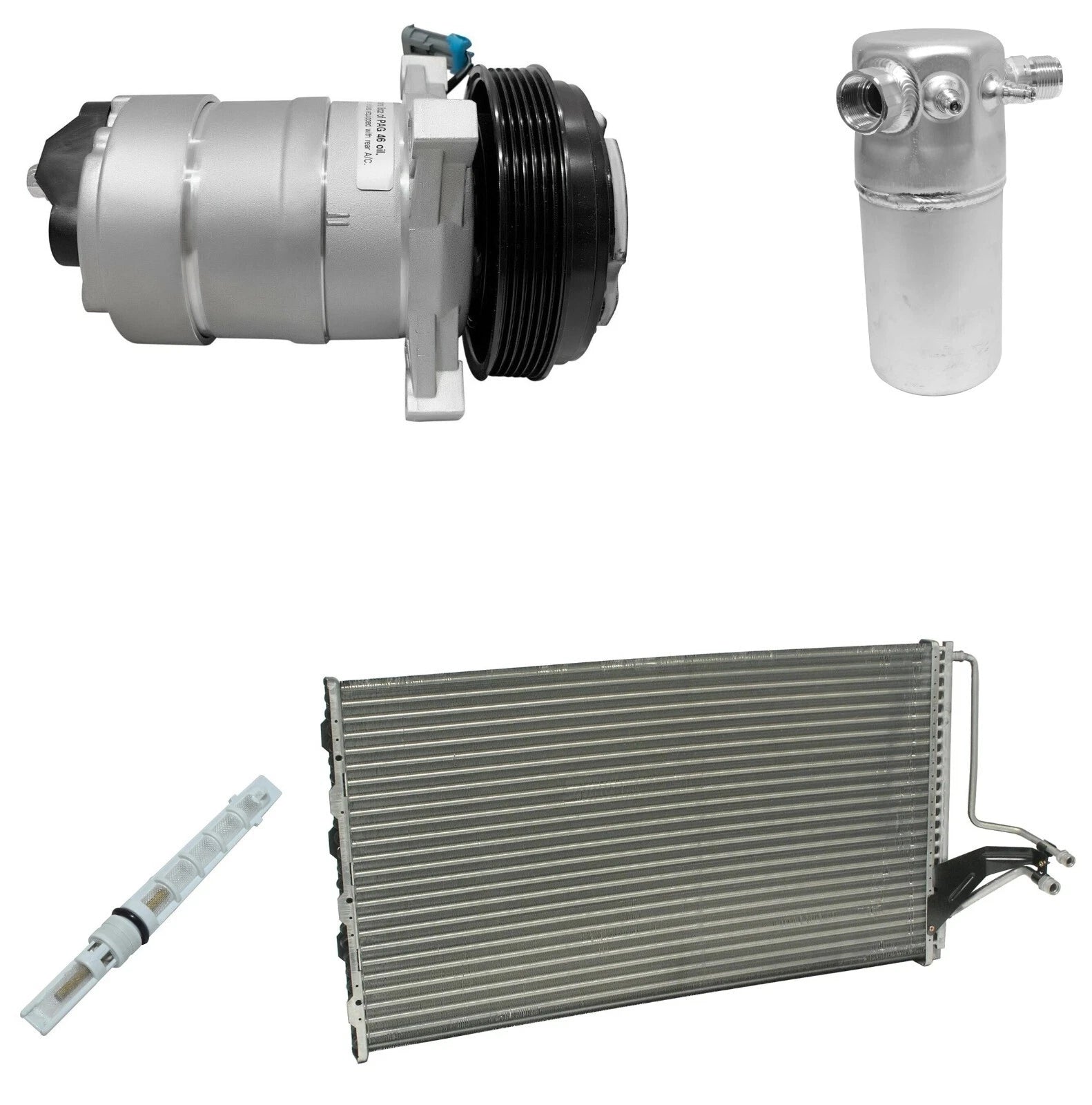A/C Compressor Kit With Condenser for Buick Riviera 3.8L (1989–1989)
