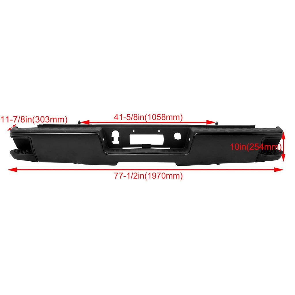 Rear Step Bumper for Chevy Silverado/Sierra 1500 (2014–2018)