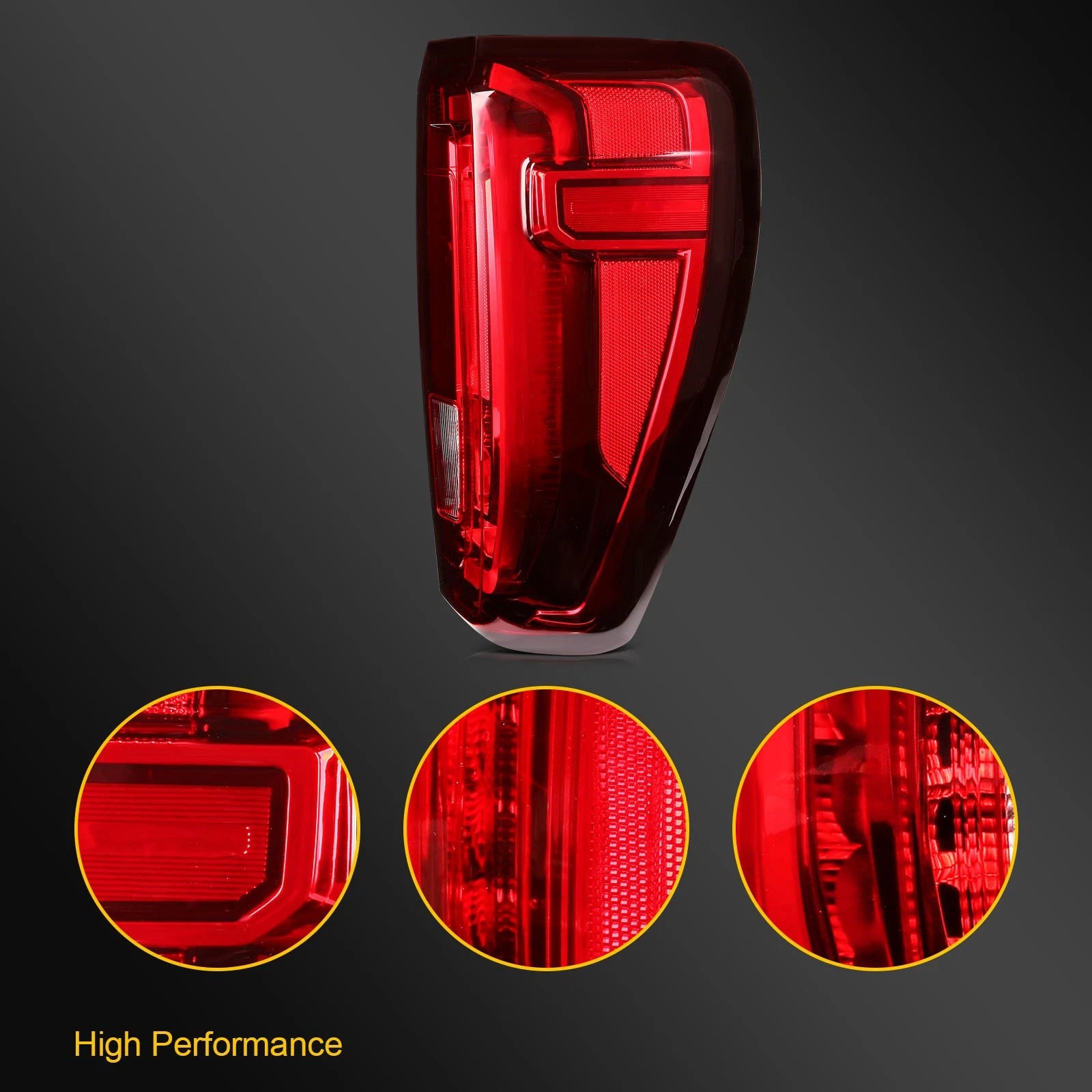 LED Tail Light Assembly for GMC Sierra 1500 2500HD 3500HD (2019–2023)