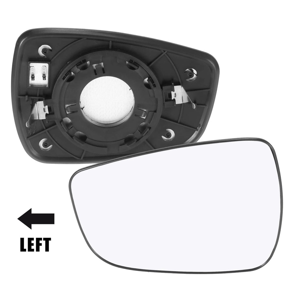Left Driver Side Heated Mirror Glass for Hyundai Elantra Coupe (2011–2013)