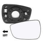 Left Driver Side Heated Mirror Glass for Hyundai Elantra Coupe (2011–2013)