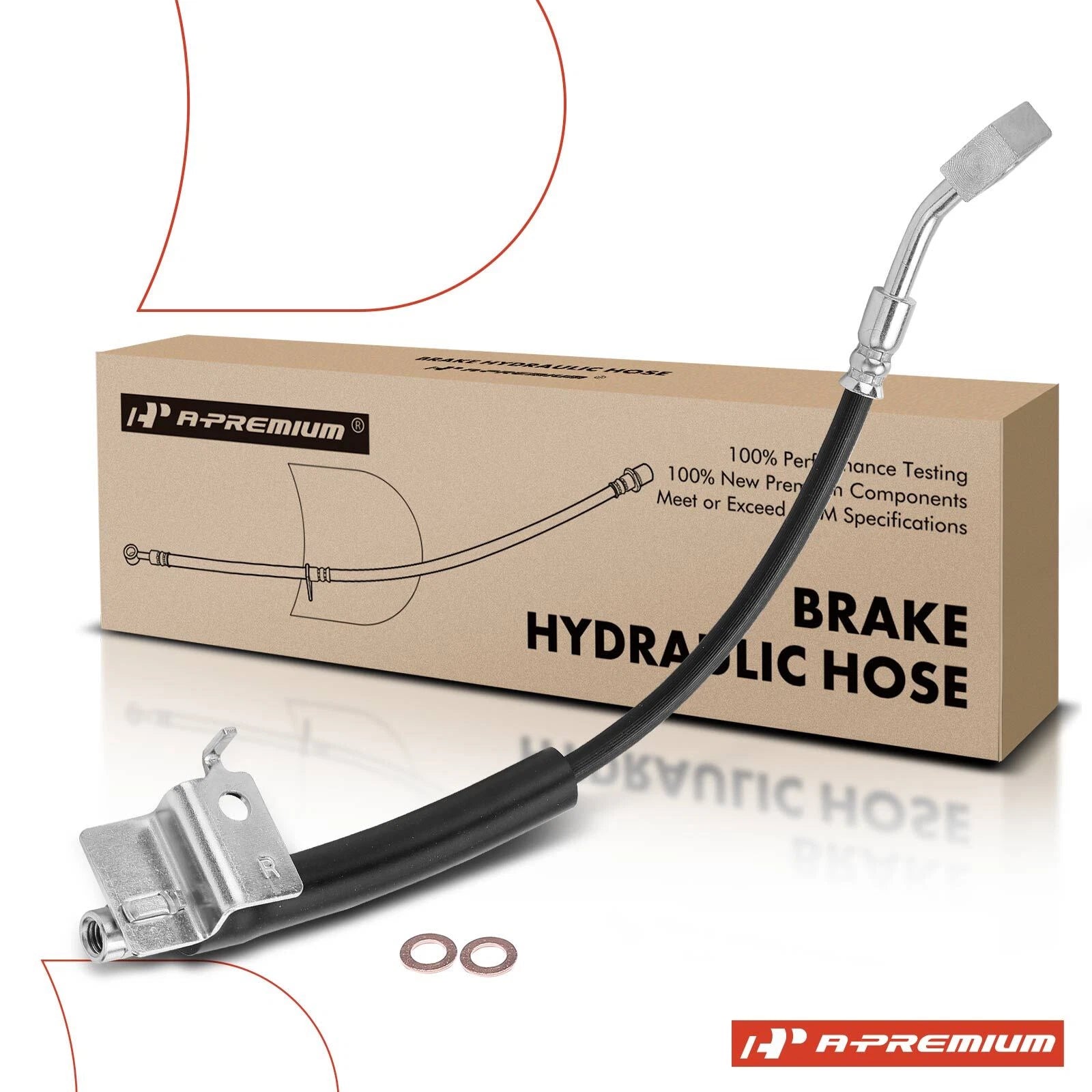 Front Brake Hydraulic Hose for Ford Mustang (2015–2021)