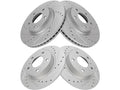 Set of 2 Front and Rear Brake Rotors for Mazda 3 (2017–2018) HS743NT
