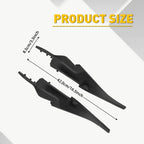 2X Windshield Wiper Motor Cover Trim for Honda Civic (2016–2021)