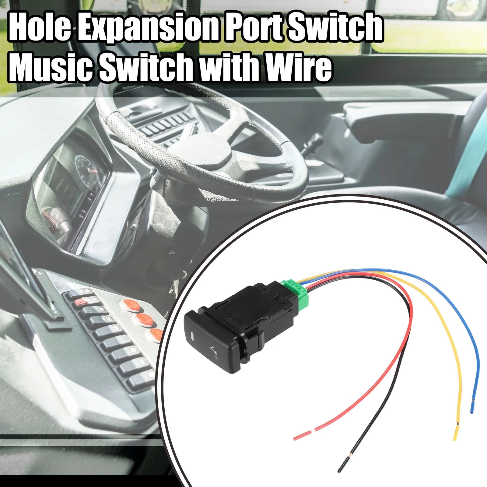 Hole Expansion Port Switch with Wire for Toyota Alphard  724117603816