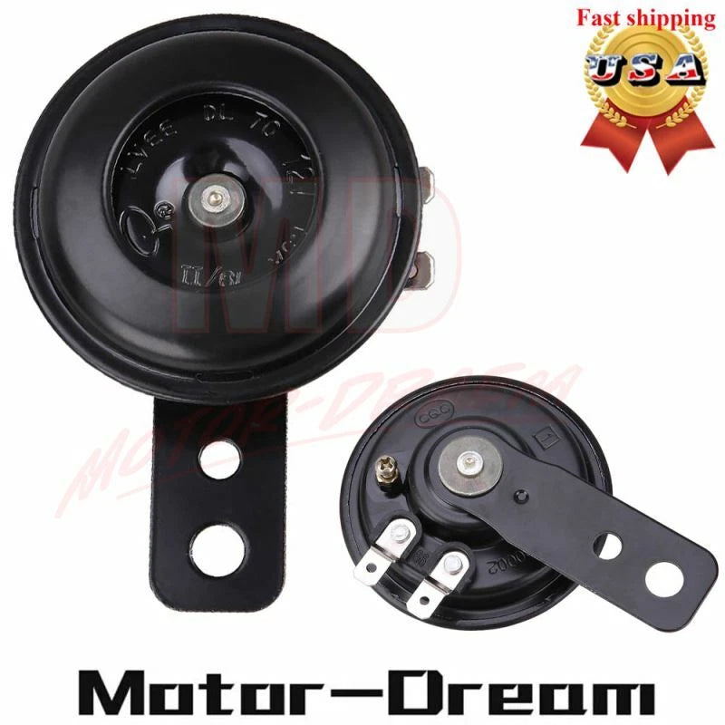 12V Waterproof Loud 105dB Electric Horn for Motorcycle Car ATV