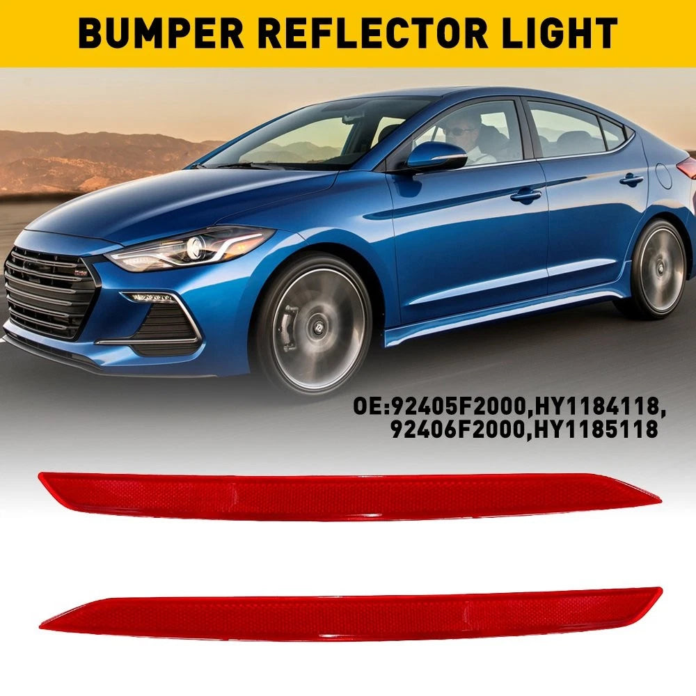 Rear Bumper Reflector Set for Hyundai Elantra (2017–2018) Left & Right