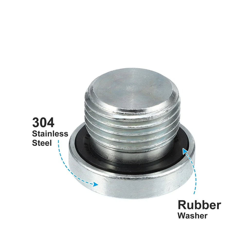 4 x M18x1.5 Steel Engine Oil Drain Plug Screw for BMW 545i 550i