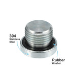 4 x M18x1.5 Steel Engine Oil Drain Plug Screw for BMW 545i 550i