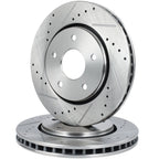 Front Drilled Slotted Brake Rotors for Volkswagen Routan (2009–2014)