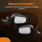 Side Mirror Pair for Toyota Highlander Limited (2008–2013) 879400E061