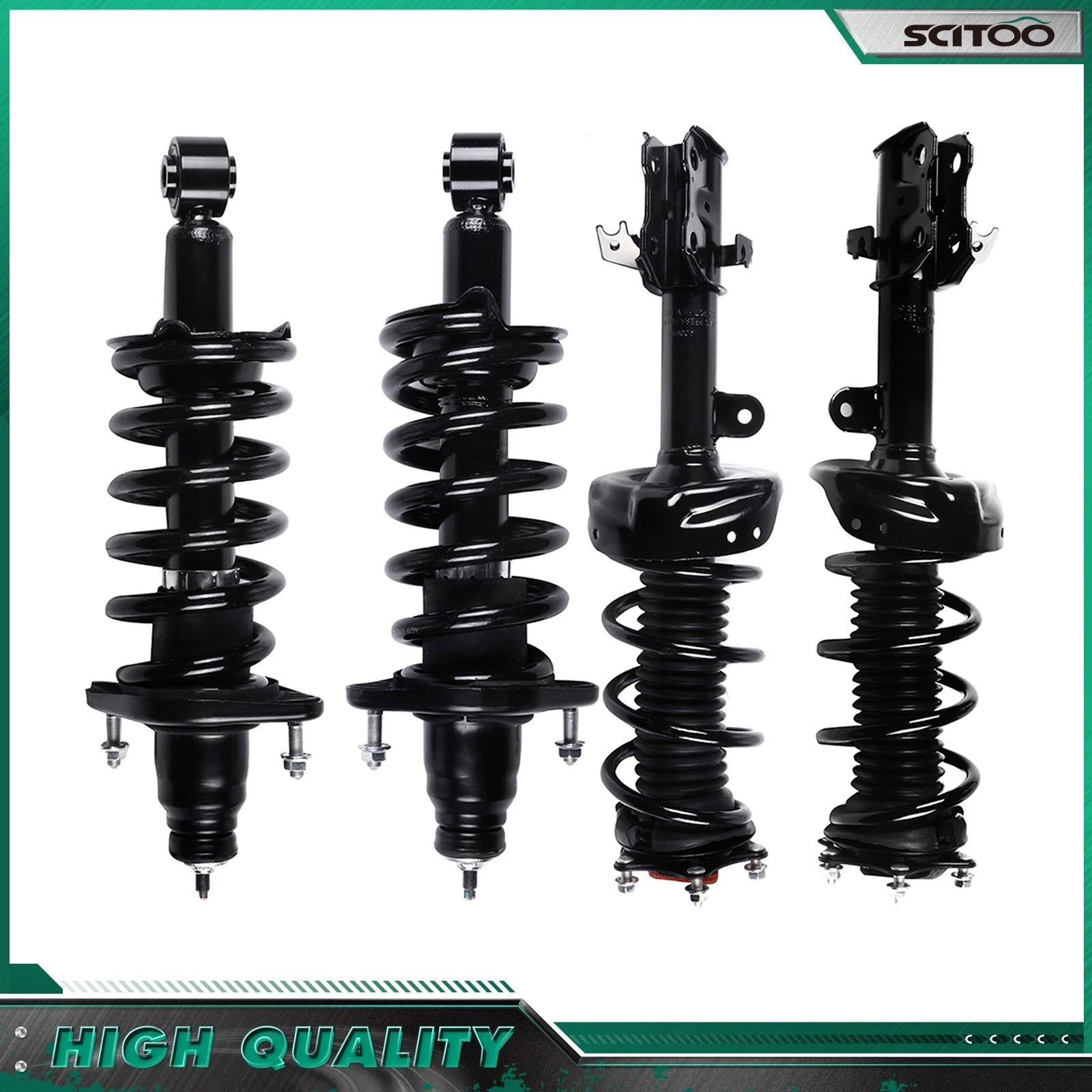 Front Rear Shocks Struts Assembly for Honda CR-V 2007–2011