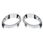 Fog Light Cover Bezel Trim Ring for Ford Fusion (2013-2016) Chrome