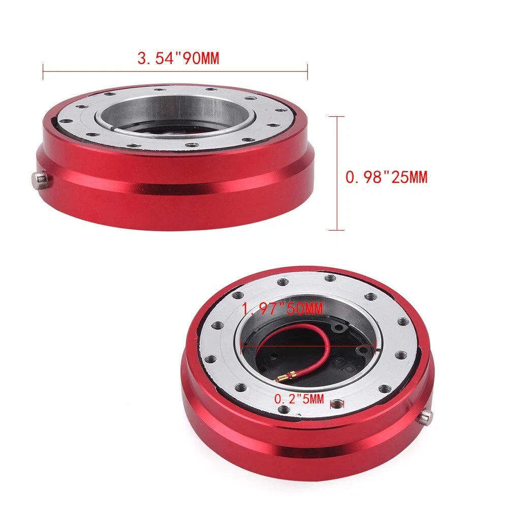6 Hole Steering Wheel Quick Release Hub Adapter for Racing