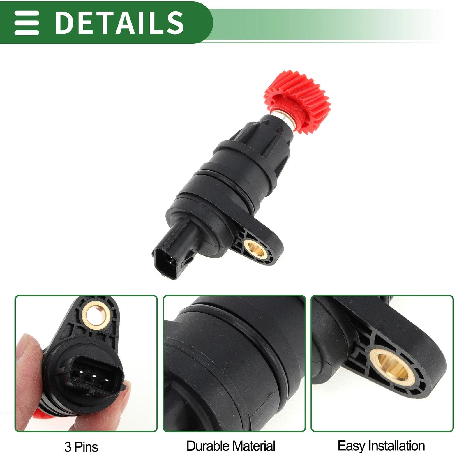 1 Pc Transmission Speed Sensor for Kia Rio 1.6 (2003–2005) No.0K2A117400