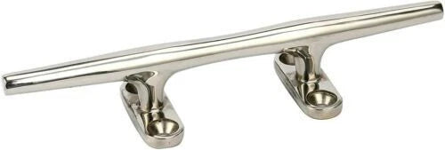 Set of 4 Stainless Steel 4-Inch Open Base Cleats for Marine Hardware
