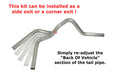 3" Direct Fit Single Exhaust Kit for Toyota Tundra (2014–2021)
